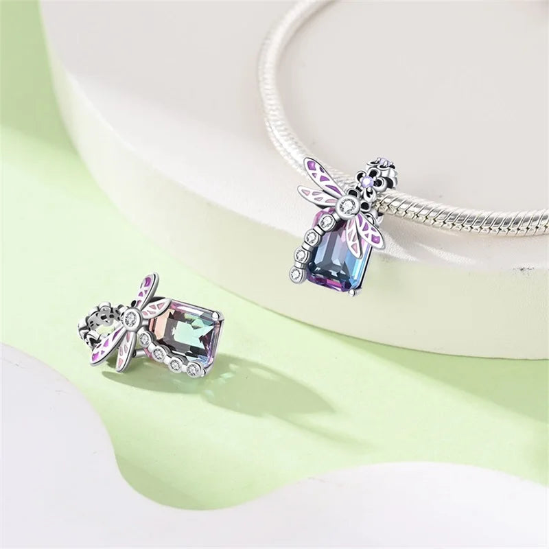 CHARM STERLING SILVER 925 LIBELLULA ANIMALI NOVITA' APRILE 2025