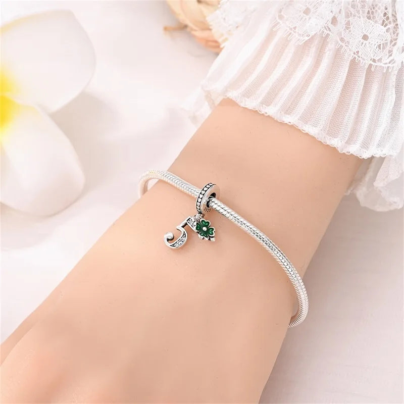 CHARM STERLING SILVER 925 NUMERI PORTAFORTUNA