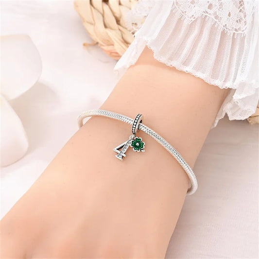 CHARM STERLING SILVER 925 NUMERI PORTAFORTUNA